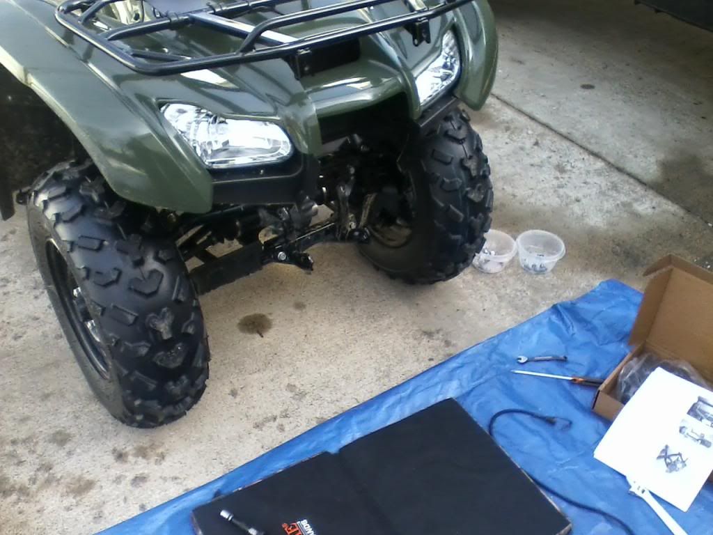 Warn XT25 Winch Install on Rancher Honda Foreman Forums Rubicon